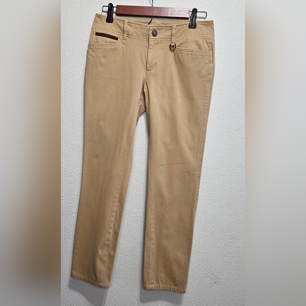 Ralph Lauren Tan Straight Leg Pants